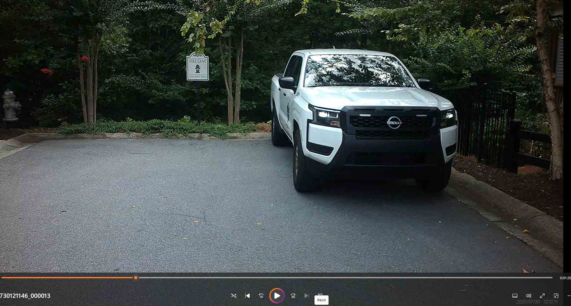 More motor vehicles in fire lane at Roswell Towneship